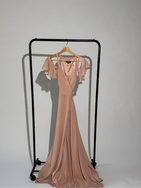 LULUs pink maxi dress
